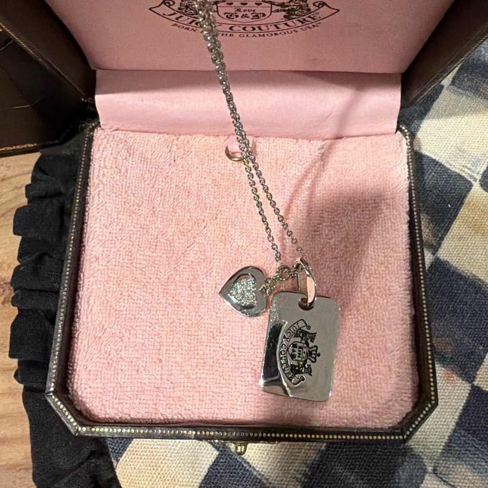 Juicy Couture Silver Pendant Necklace